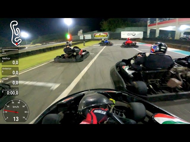 Kartódromo Itália Kart - Valinhos  (Traçado Roma) 21/07/23 21h30 - Largada P10, chegada P3
