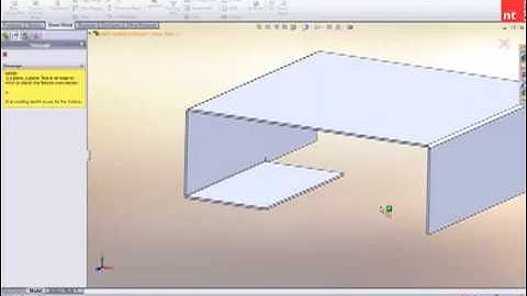 SolidWorks for Sheet Metal Design   A basic Introduction mp4