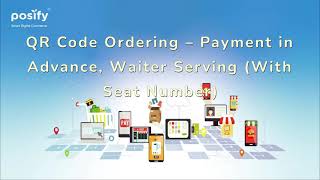 QR Code Ordering   Payment in Advance,Waiter Serving (With Seat N umber)