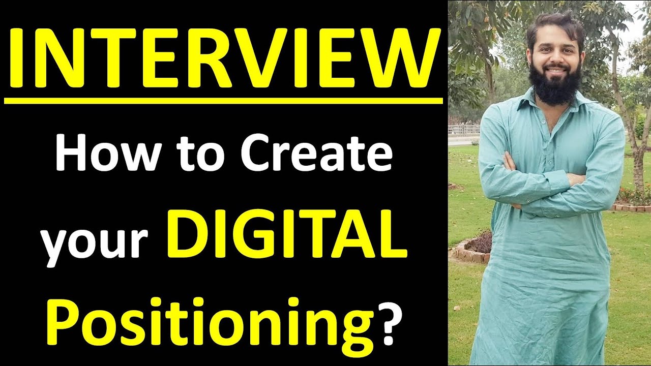 My Interview with Ameer Popcornwala! How to Create your Digital Positioning? How to Market Yourself?