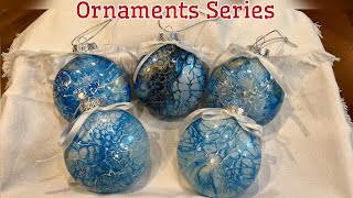 278. DIY Christmas Ornaments, #christmasdecor  Bloom Technique #ornaments #diycrafts QUICK & EASY