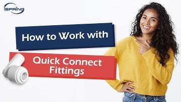 How to Use Quick Connect Fittings | iSpring FT15 Post Carbon Filter Installation
