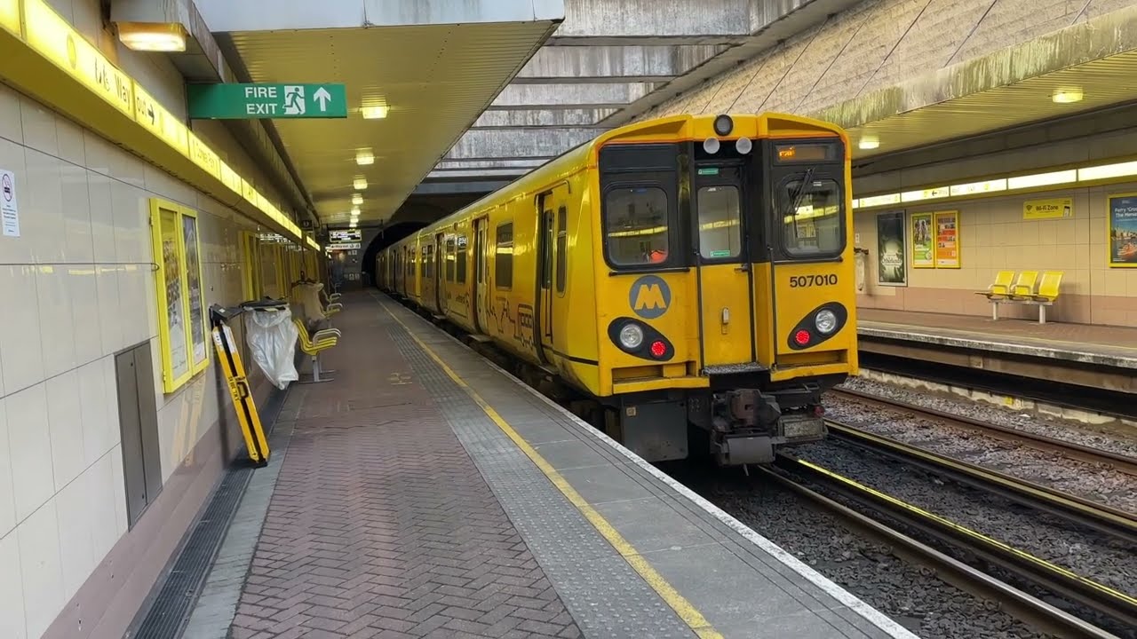Merseyrail Trains at Conway Park on March 7th 2023