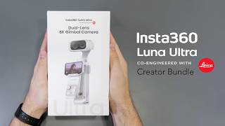 What's Inside the Insta360 Luna Ultra Creator Bundle (ASMR Unboxing)