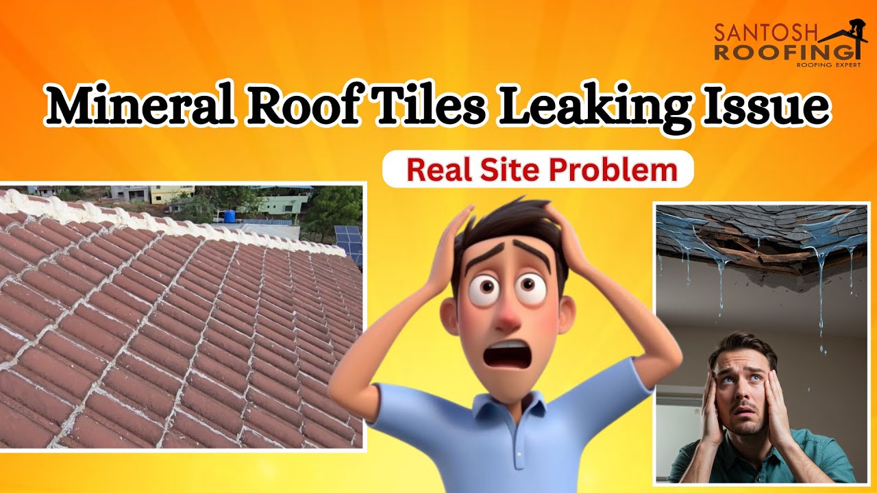Mineral Roof Tiles Leaking Issue | Real Site Problem