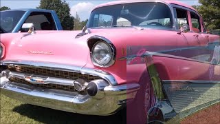 Pink 1957 Chevy Bel Air