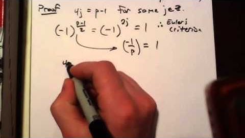 Number Theory: Proof of Quadratic Reciprocity Part 1