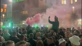 CELEBRATION AT CELTIC PARK AFTER WINNING THE LEAGUE!!!!