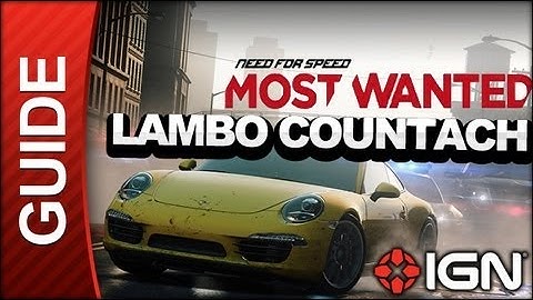 Need For Speed Most Wanted - Lamborghini Countach - Harbor Run Race - Gameplay