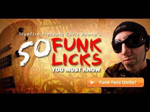 Funk Guitar Lessons - 50 Funk Guitar Licks - Intro...