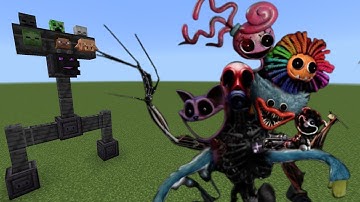 Poppy Playtime 4 Prototype Horror Fused v6 Addon in MINECRAFT PE 