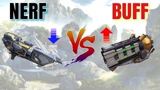 [WR] Labrys (NERF) VS Hazard (BUFF) - Comparison | War Robots Test Server