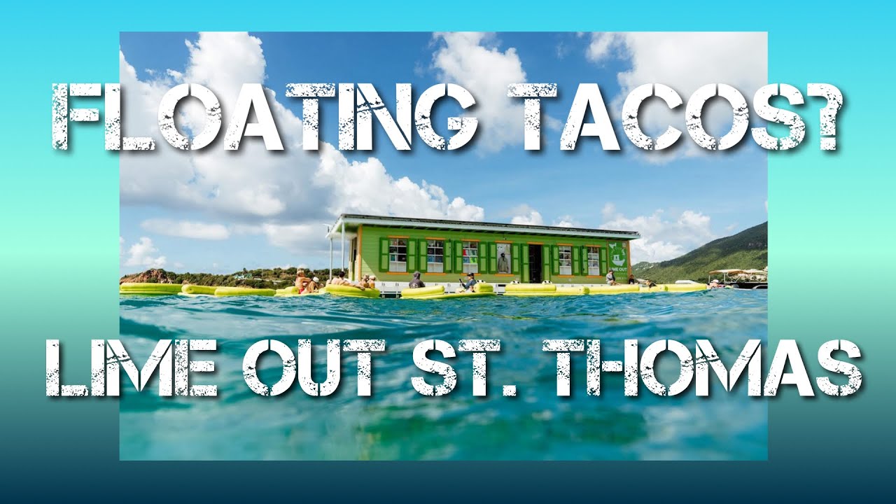 Вы бы поплыли ради тако?! 🌮🌊 Лайм на острове Сент-Томас, Виргинские острова США