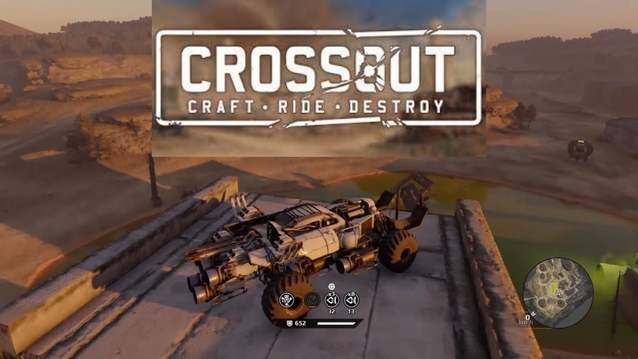 Crossout Factory tall building climb Flying lessons with Gophertoaster