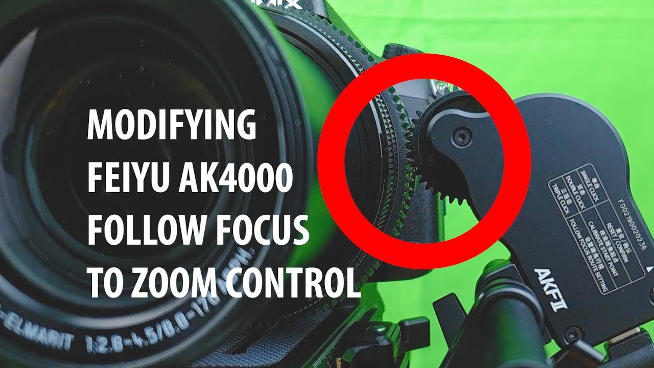 Modifying Feiyu Follow Focus II to Zoom Panasonic FZ2500 | Feiyutech AK4000 Review Part 3