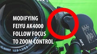 Modifying Feiyu Follow Focus Ii To Zoom Panasonic Fz2500 Feiyutech Ak4000 Review Part 3