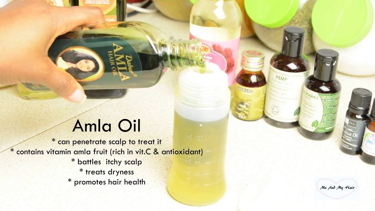 DIY Hair Growth Oil Mix II Battle Dry Hair II Me And My Hair YouTube