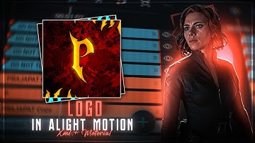 New Logo In Alight Motion🥶 || Xml+Meterial || Link in Description
