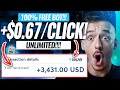 FREE BOT Pays You $0.67 PER CLICK! Earn $231/DAY Doing This Easy Method! (Make Money Online 2023)