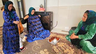 From designing to sewing Razia's clothes ✨👗For Abu's wedding, with the hands of Fatima 💍🧵