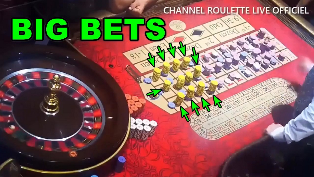 WATCH BIG BETS IN TABLE IN ROULETTE IN CASINO LAS VEGAS OF 07/03/2026