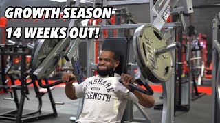 I am 14 Weeks Out From BODYBUILDING Competition | Growth Season