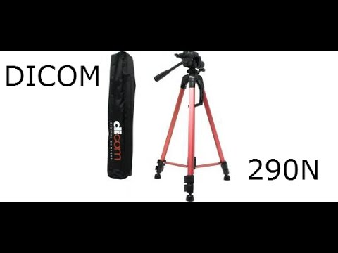 Обзор штатива Dicom 290n. Мой новый(первый) штатив. #кривыеруки