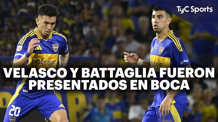 BOCA presentó a ALAN VELASCO y RODRIGO BATTAGLIA 🔵🟡 "ESTOY MUY FELIZ DE PONERME ESTA CAMISETA"