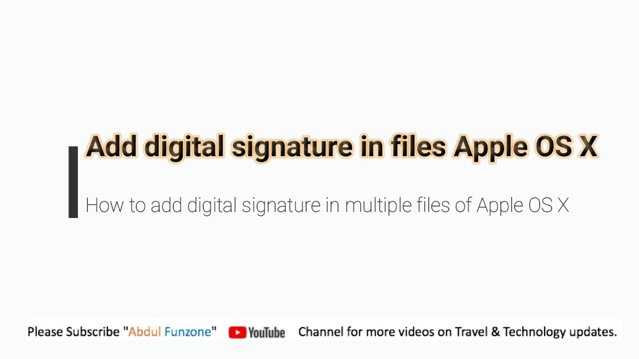 how to install electronic signature on mac