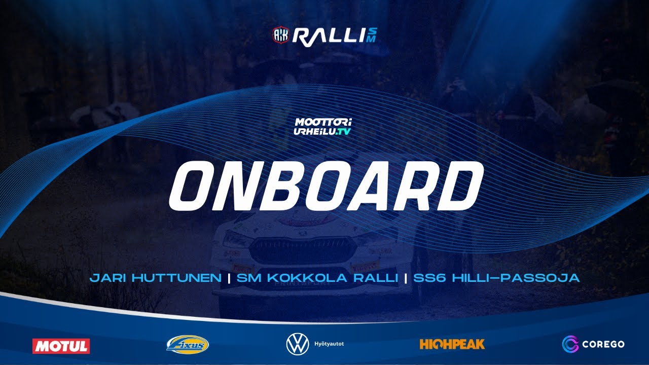 Onboard: Jari Huttunen | SM Kokkola Ralli SS6