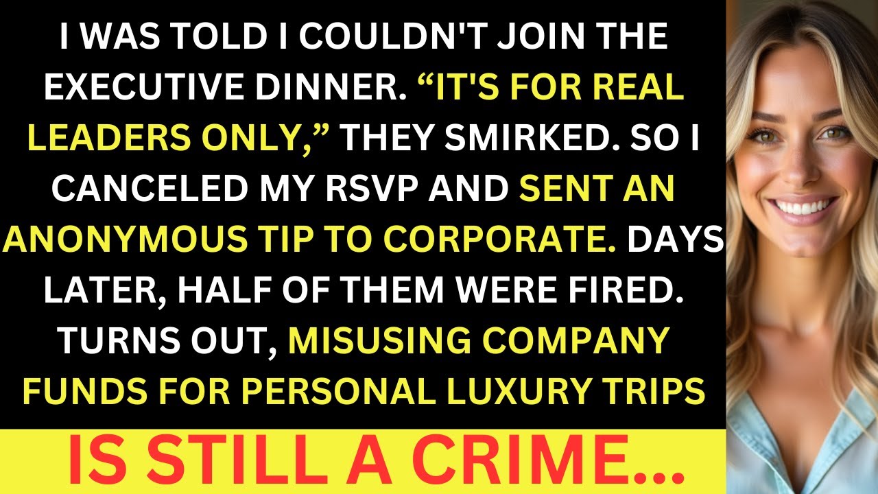 Меня исключили из ужина для руководителей. Оказалось, это была совсем не лучшая идея...