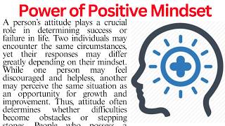 Power of Positive Mindset | Power of Positive Thinking | Reading Comprehension Passage | Passage