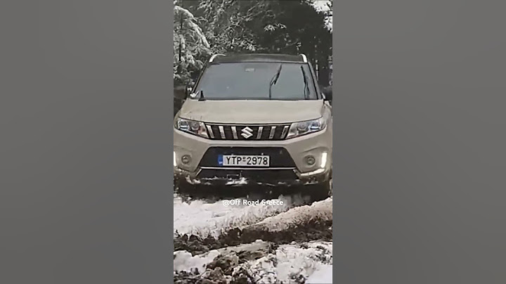 New Vitara με τις πάντες στο χιόνι και την λάσπη!! 😯