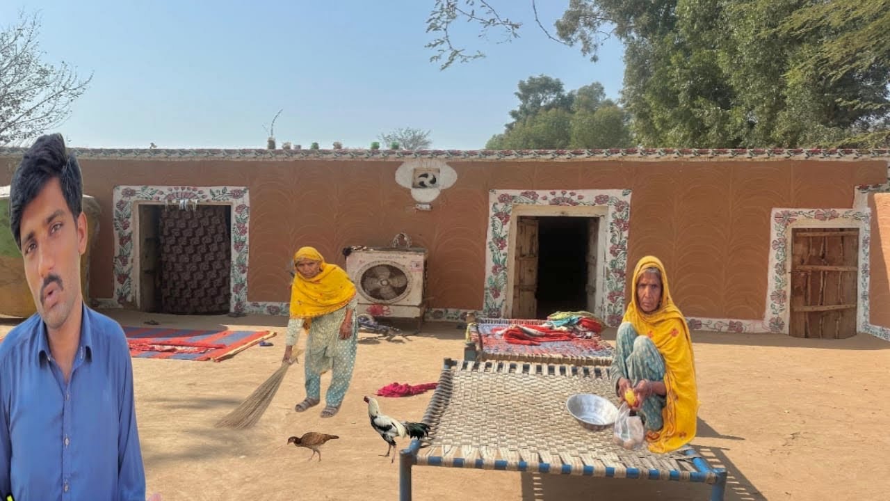 Pakistani Hindu Family Morning Routine In Winter || Village Life Pakistan || Desert Food 