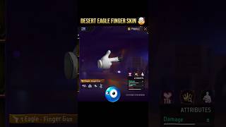 Upcoming Finger Skin FIRST LOOK 🤯: Free Fire New Desert Eagle Finger Skin ☠🎉!! #shorts screenshot 3