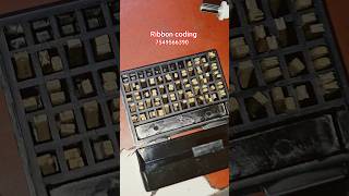 Ribbon Coding machine | Hot coding machine | ribbon roller #packingmachine