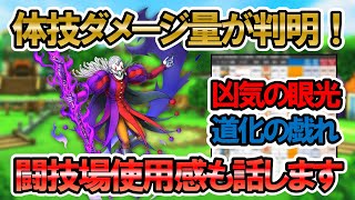 【ドラクエタクト】ドルマゲスの体技ダメージ計算値調査完了！闘技場での使用感もお話しします