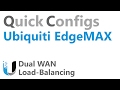 QC Ubiquiti EdgeMAX  - Dual WAN Load Balancing