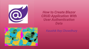 |Complete Blazor CRUD Course| With User Profile Data| in One Video