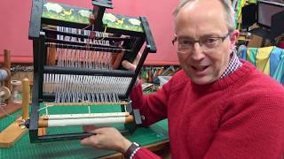 Warping Up My Four Shaft Table Loom 4K