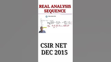 #07 short tricks of Real Analysis |  limit problem of real analysis |  CSIR NET DEC 2015 solution