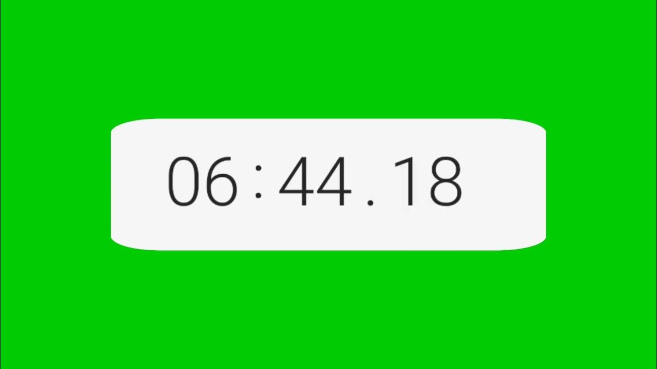 10 minute stopwatch count up 10 minute stopwatch green screen YouTube