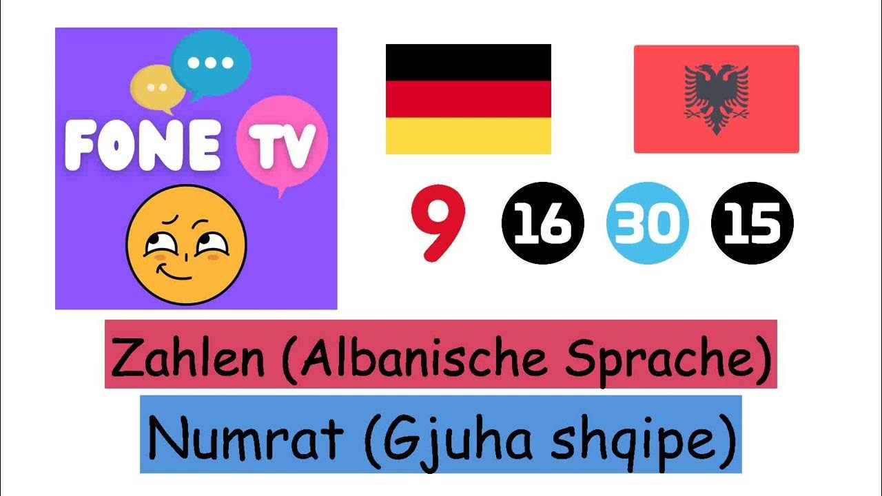 Zahlen (Albanische Sprache) (desq) YouTube