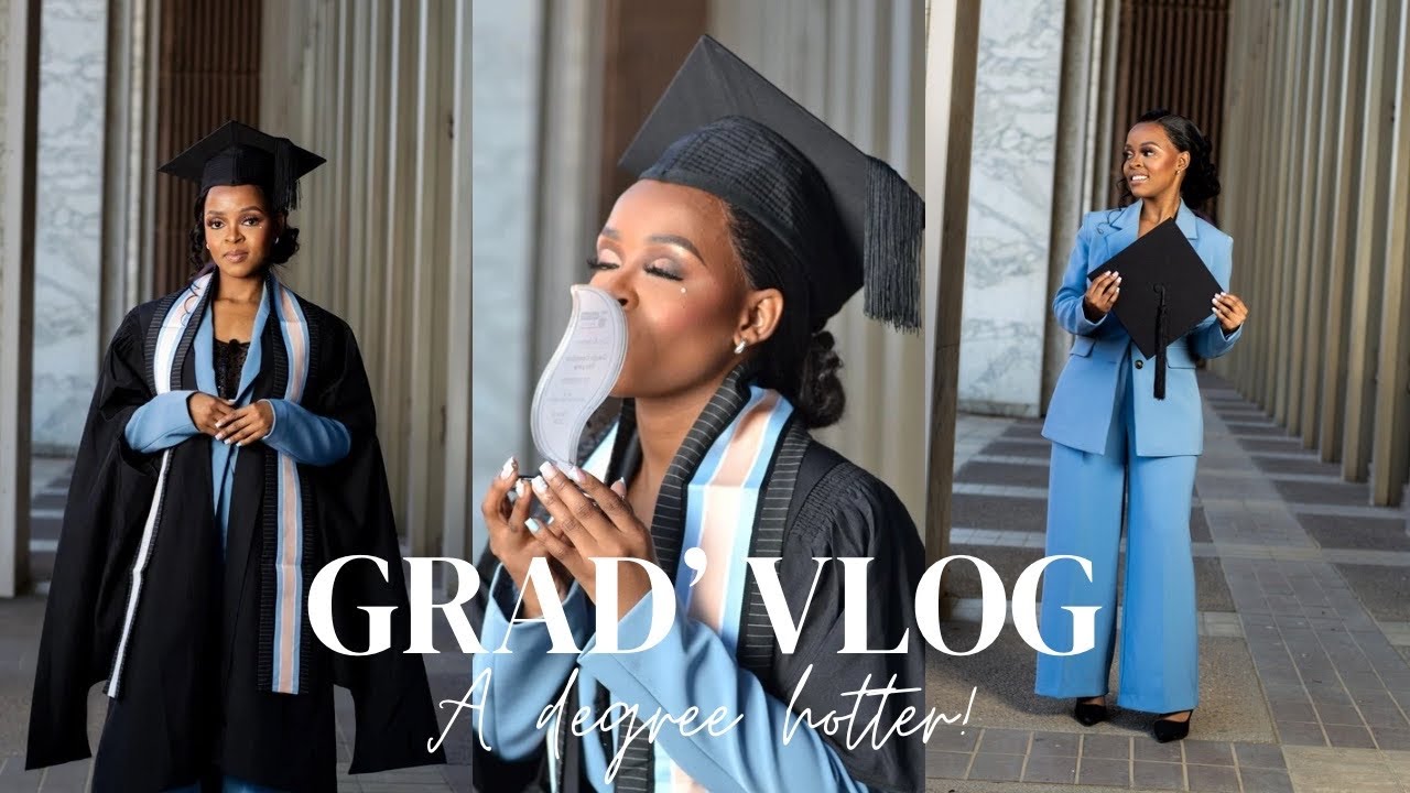 VLOG: Grad Preps + Graduation | Cum Laude Babe🤭 | South African YouTuber🇿🇦