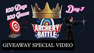 Archery Battle 3d game | Top 100 gamer | weekly top game| 100Days 100 games | Giveaway special screenshot 4