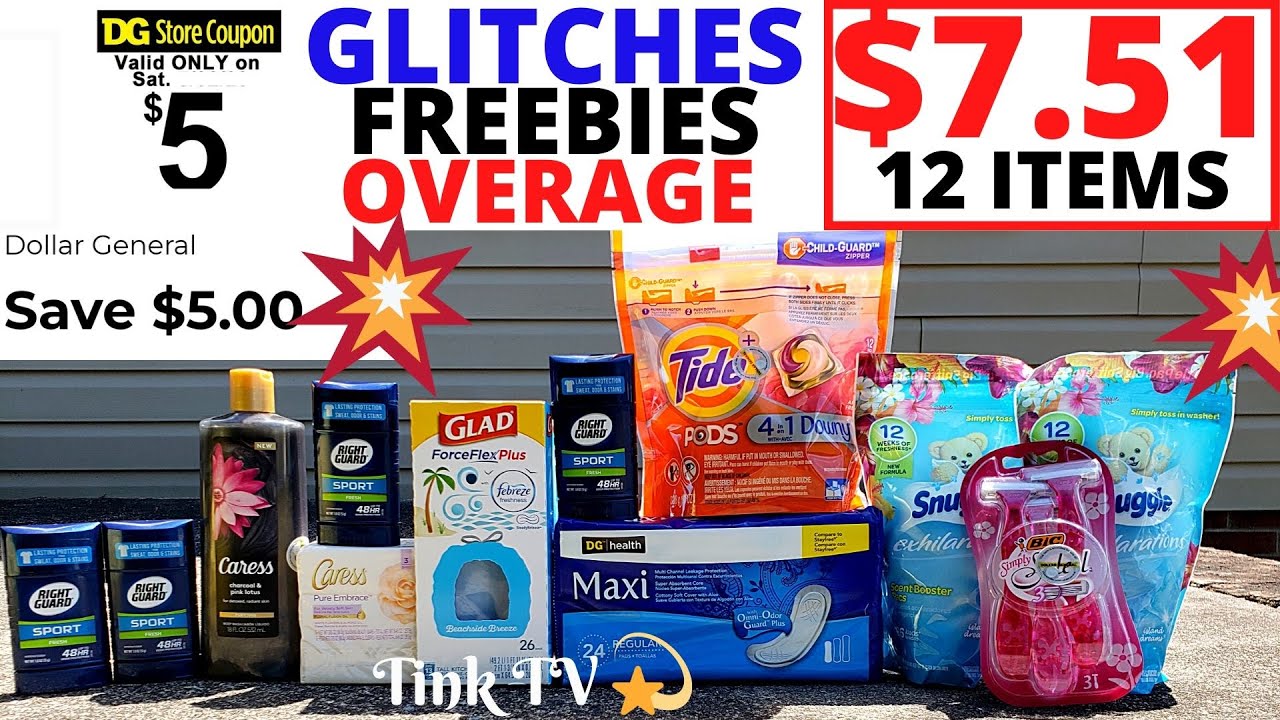 💣DOLLAR GENERAL CHEAP & EASY 5/25 GLITCHES/FREEBIES 12 ITEMS FOR