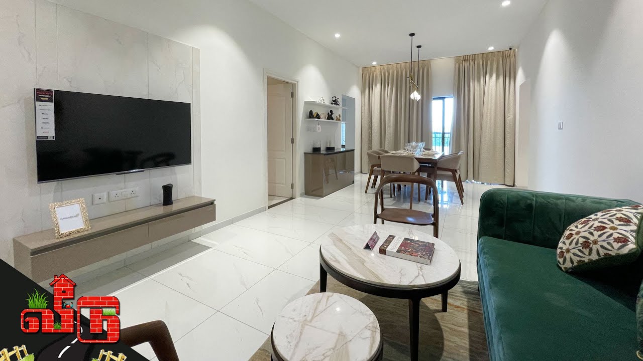 The Luxury Smart Home | 2 & 3BHK 3T Model House Casagrand Flagship Villas and Flats | Veedu 423
