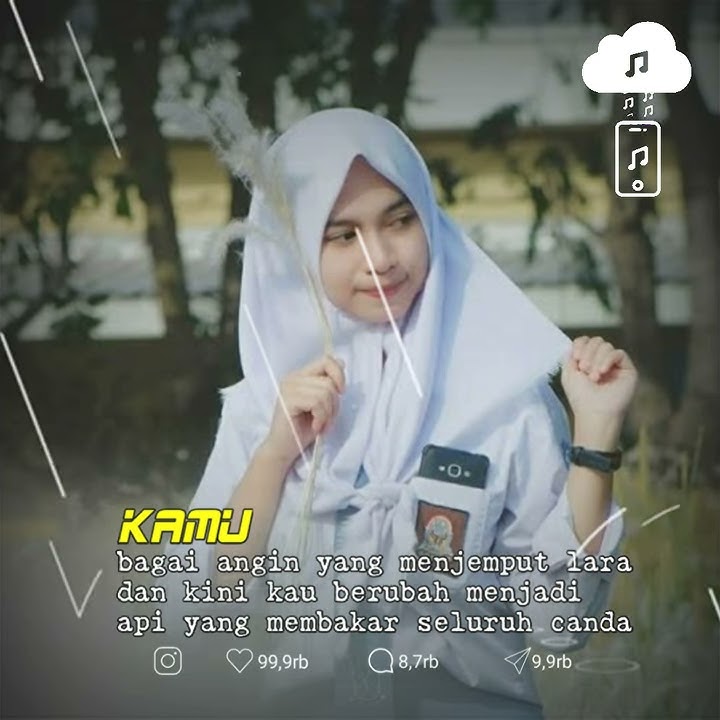 STORI WA CEWEK CANTIK KEREN NEW || LAGU BILA BERMIMPI KAMU || 30 DETIK