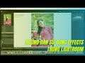 Hướng dẫn sử dụng Lightroom cơ bản trên máy tính (Effects) #10