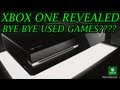 Xbox One Revealed - No Xbox360 and Used Games?